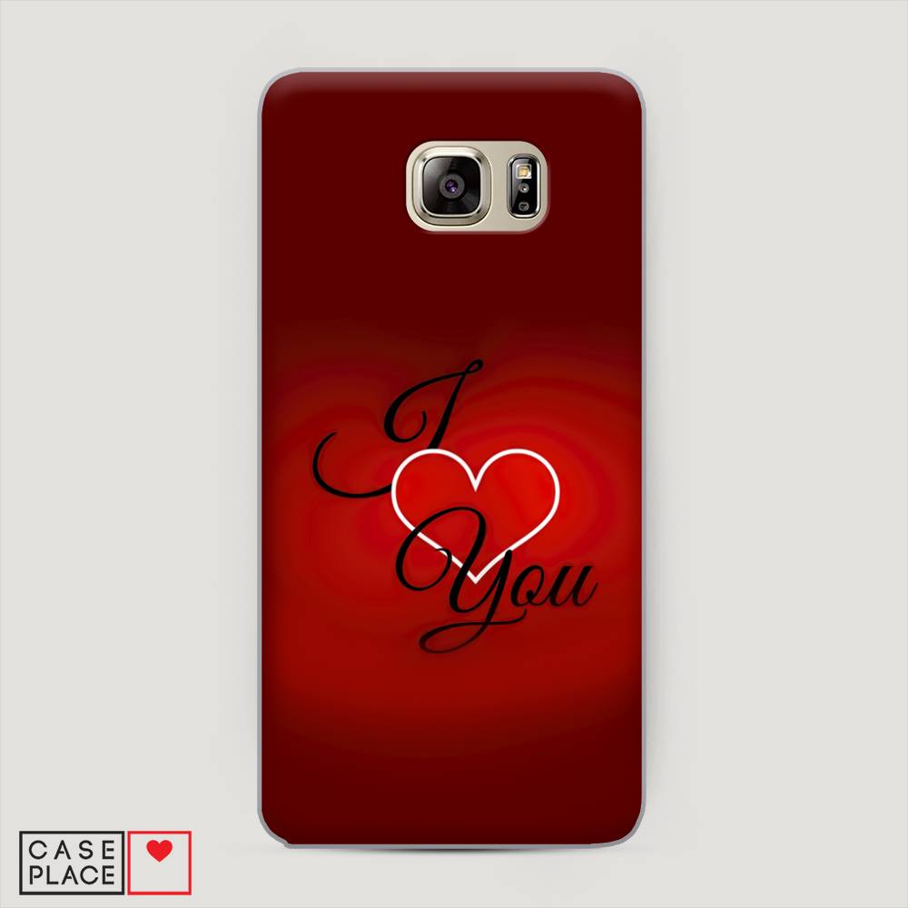 фото Чехол awog "i love you 3" для samsung galaxy note 5