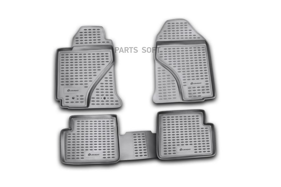 

AUTOFAMILY Коврики в салон TOYOTA Corolla 06/2002-2007, 4 шт. полиуретан