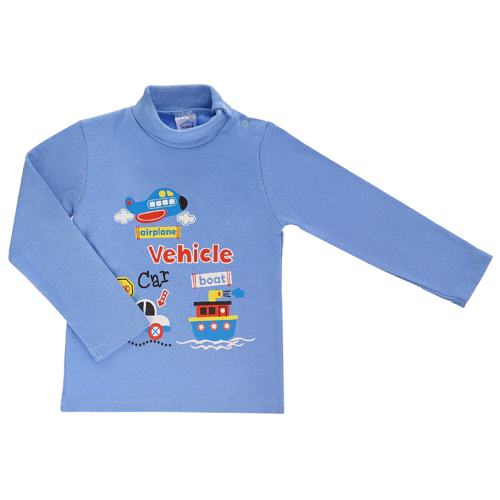 фото Водолазка детская bonito kids bk007m цв. голубой р. 98