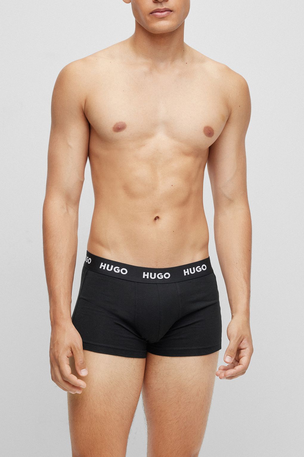 Комплект трусов мужских HUGO BOSS 50469786 черных S 3 шт