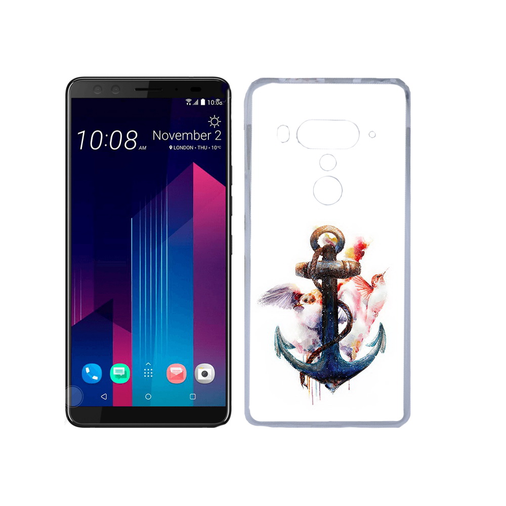 

Чехол MyPads Tocco для HTC U12+ якорь с птицами, Прозрачный, Tocco