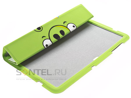 

Чехол Smart Cover Angry Birds для Samsung Galaxy P7510 зеленый