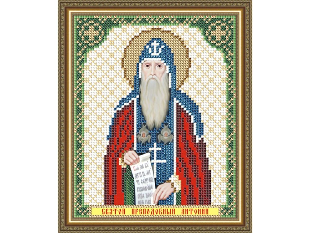 

Рисунок на ткани «Святой Преподобный Антоний»