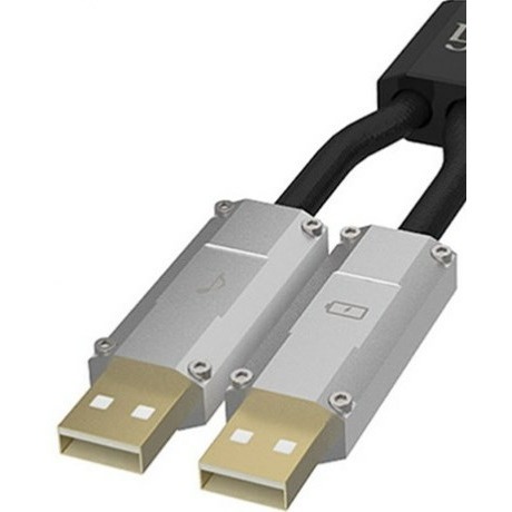 фото Кабель usb 2.0 тип a - b ifi audio gemini dual-headed cable 1.5m