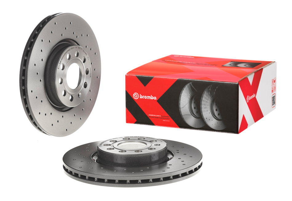 

Диск тормозной передн, AUDI: A3 03-, A3 Sportback 04-, SEAT: LEON 05-, VW: JETTA III 05-, BREMBO 09.9772.1X