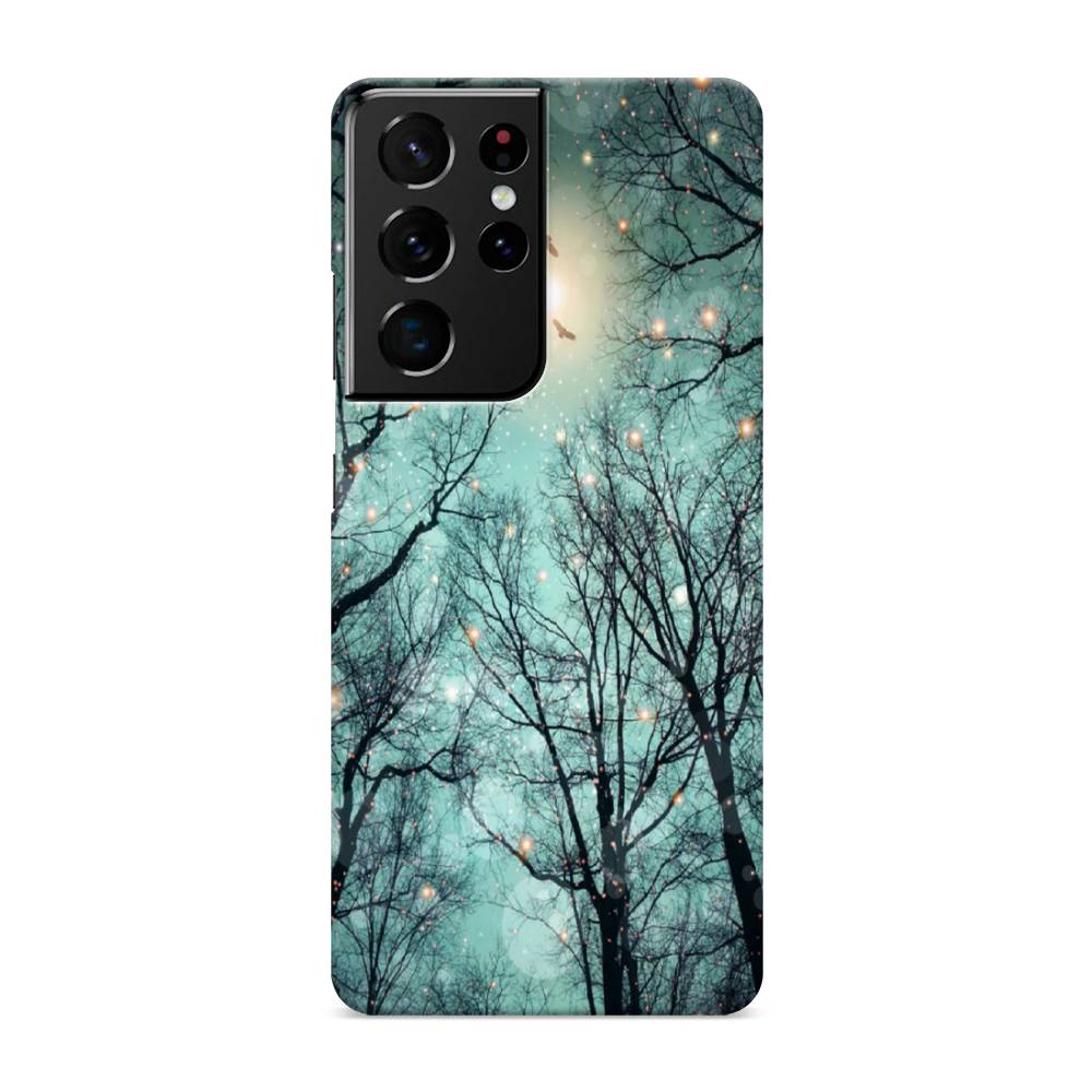 

Пластиковый чехол "Лес в сумерках" на Samsung Galaxy S21 Ultra, 2102220-3