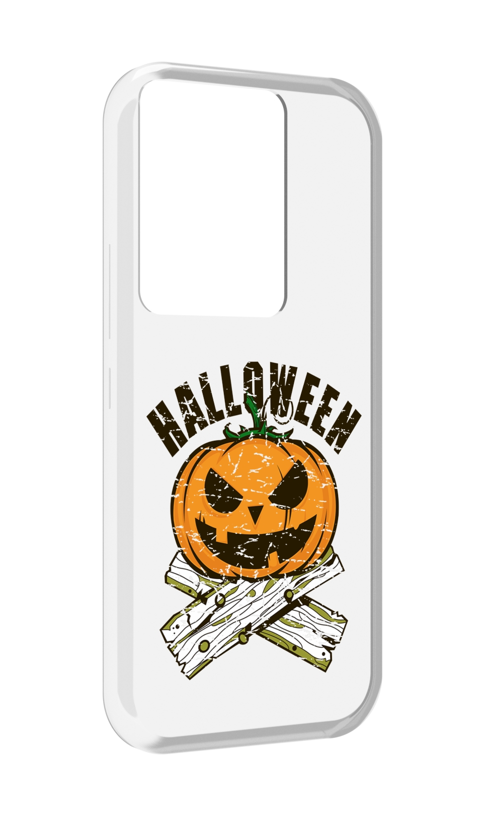 

Чехол MyPads Хэллоуин доски тыква для Itel Vision 3 Plus / Itel P38 Pro, Прозрачный, Tocco