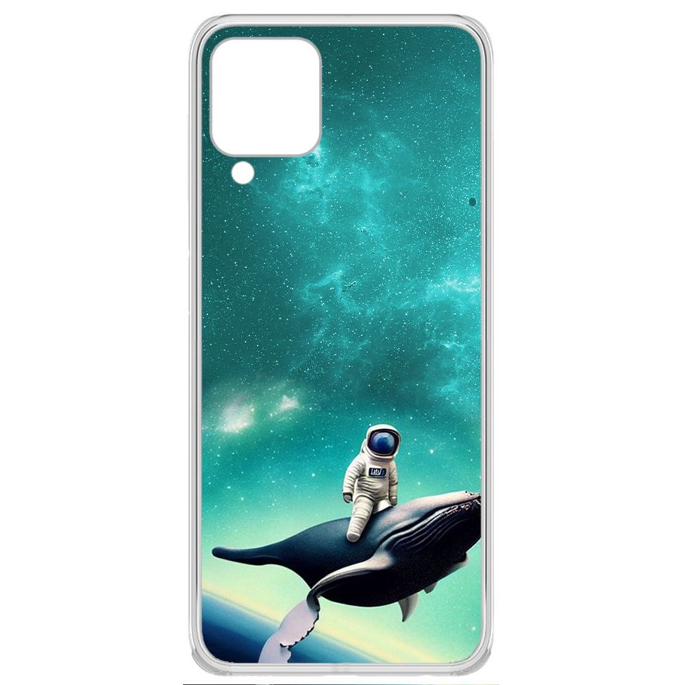 Чехол-накладка Krutoff Clear Case Космоплавание для Samsung Galaxy M22 (M225)