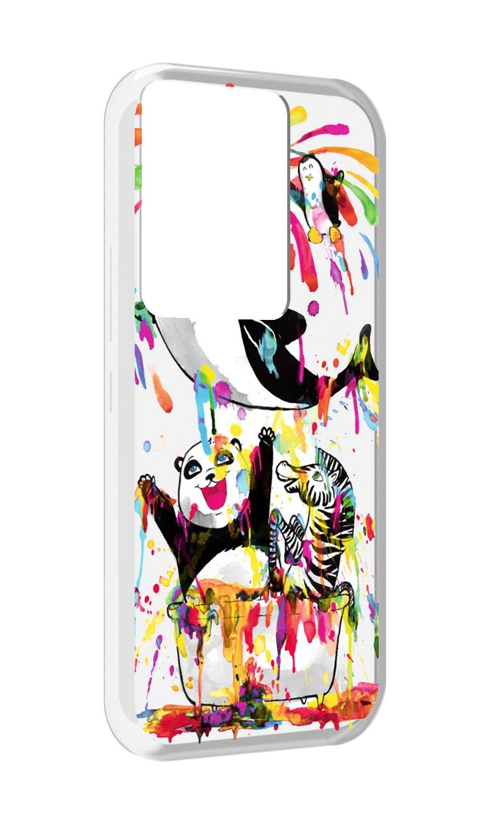 

Чехол MyPads Хиппи кит для Itel Vision 3 Plus / Itel P38 Pro, Прозрачный, Tocco