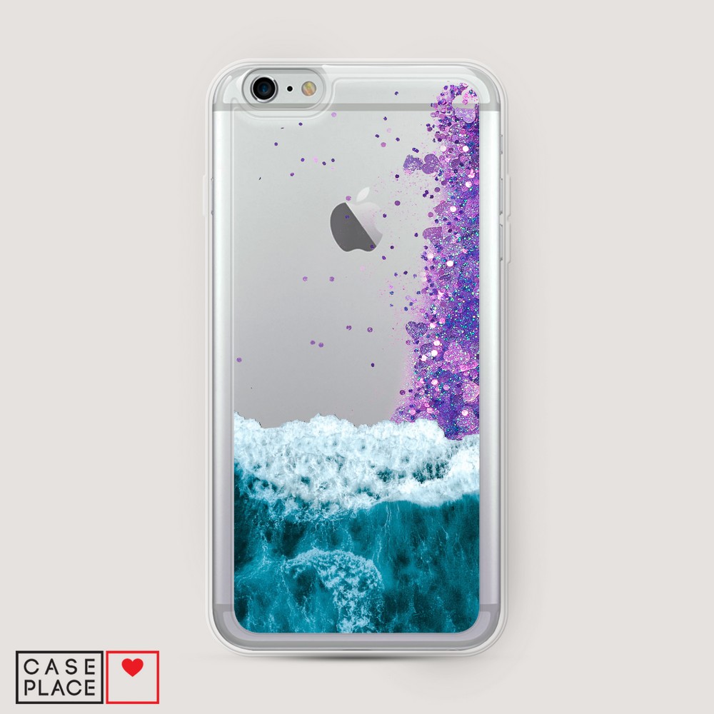

Жидкий чехол с блестками "Морская пучина" на Apple iPhone 6 Plus, 10592-1