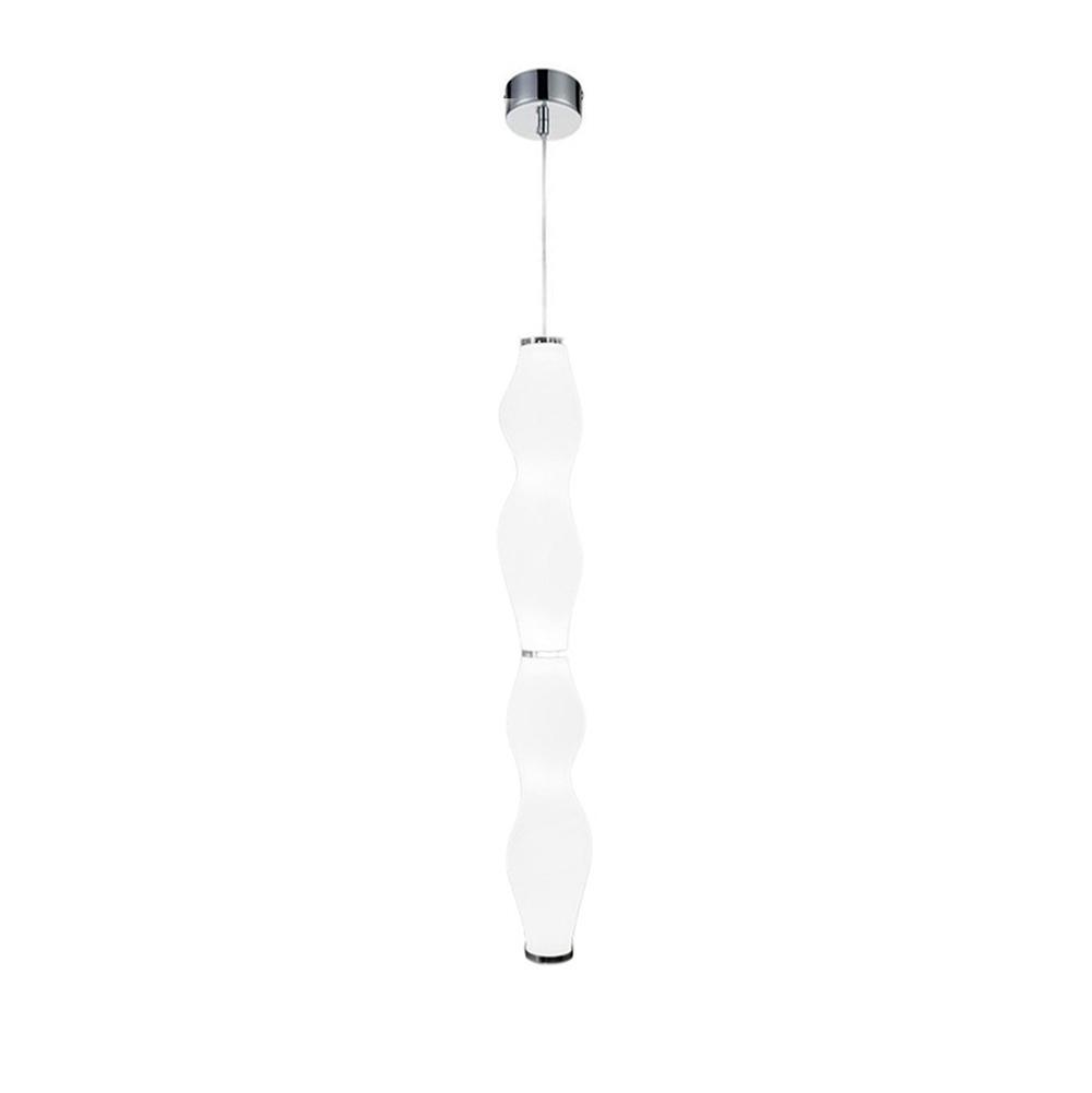 фото Подвесной светодиодный светильник lumina deco signia ldp 6833-2 chr+wt