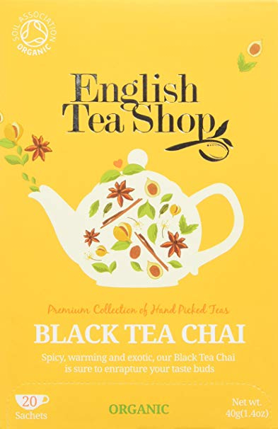 фото Чай черный english tea shop chai organic в пакетиках 2 г 20 шт