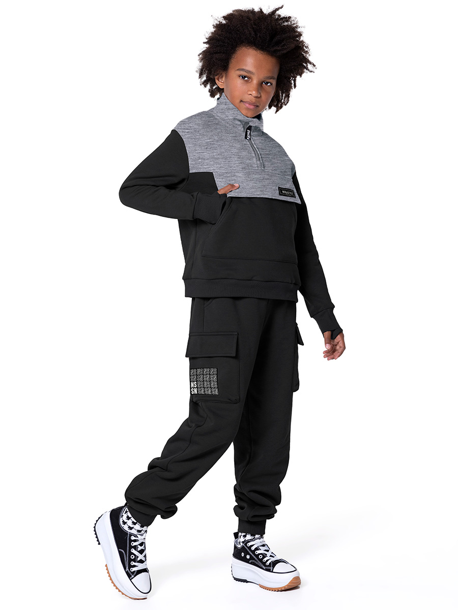 

Костюм спортивный детский NIKASTYLE 7т13924, серый, 140, 7т13924