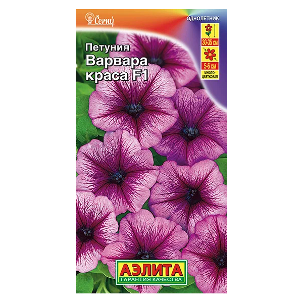 

Семена петуния Аэлита Варвара Краса F1 92031 1 уп.