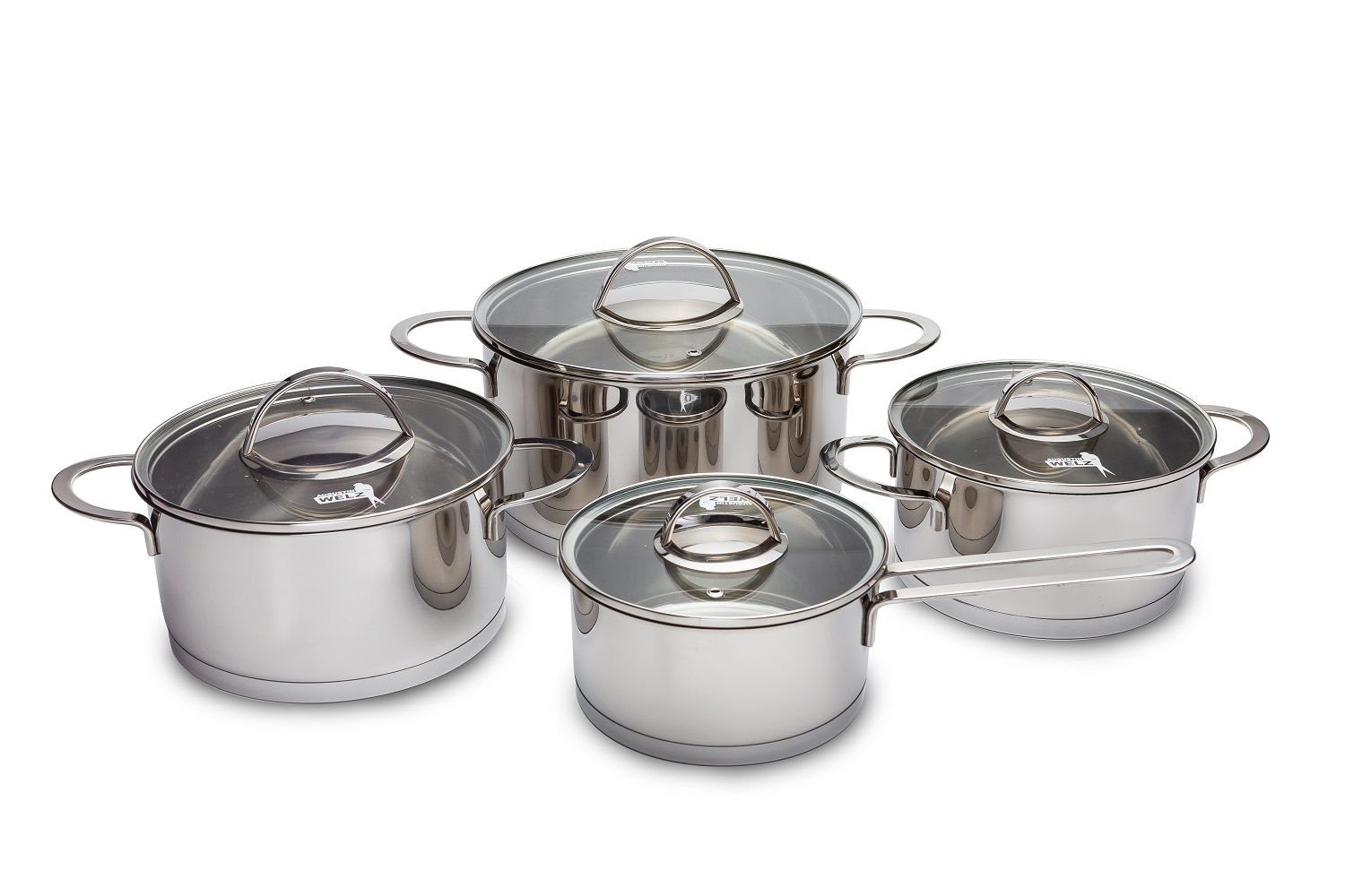 Набор посуды из нержавеющей стали 8 предметов Augustin Welz AW-2200