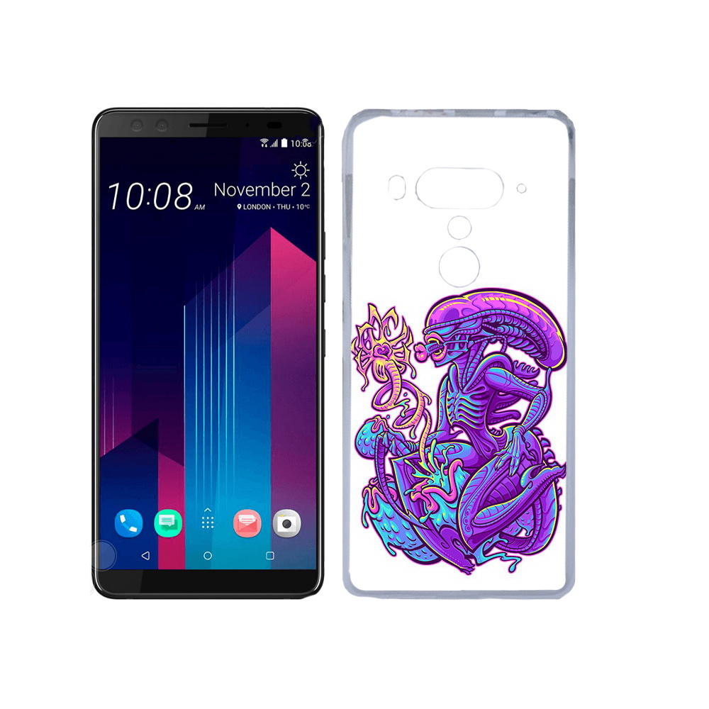 

Чехол MyPads Tocco для HTC U12+ чужой фиолетовый цвет, Прозрачный, Tocco