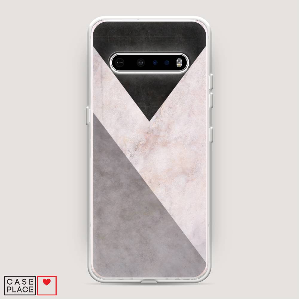 

Чехол Awog на LG V60 ThinQ 5G "Геометричный мрамор", Бежевый, 84250-3