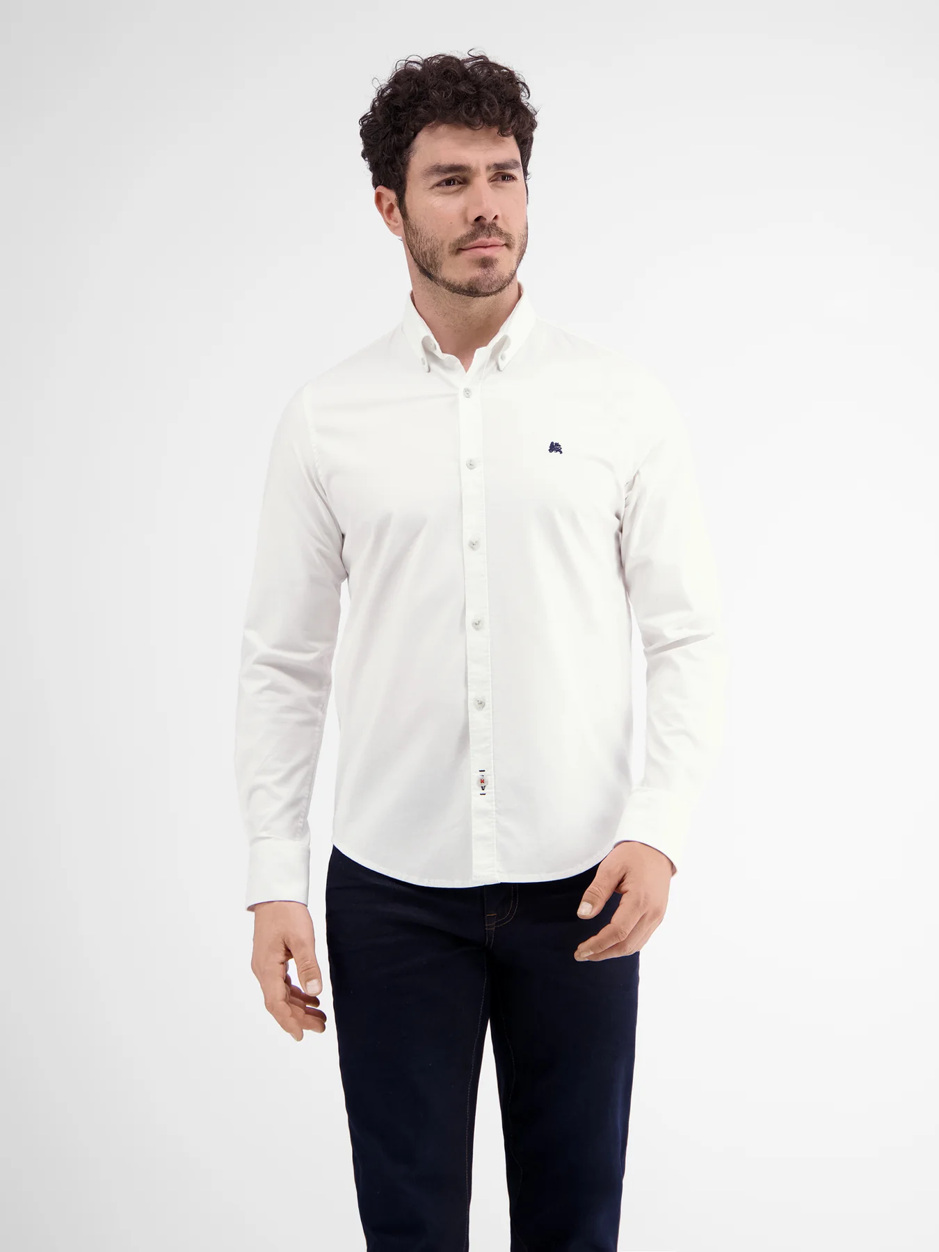 Рубашка мужская Lerros 2001120 белая 3XL