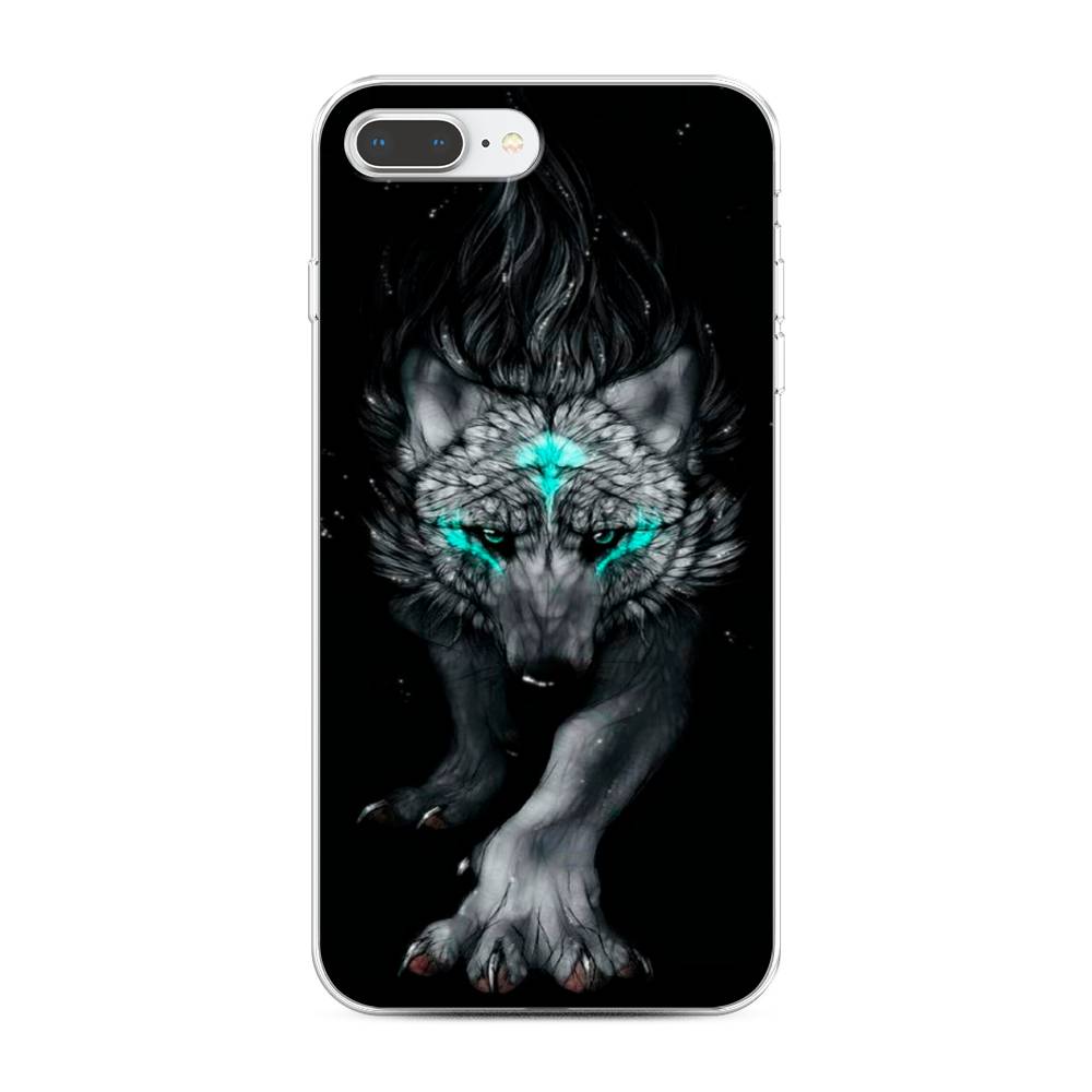 

Чехол Awog на Apple iPhone 8 Plus / Айфон 8 Plus "Волшебный волк", Разноцветный, 10950-2