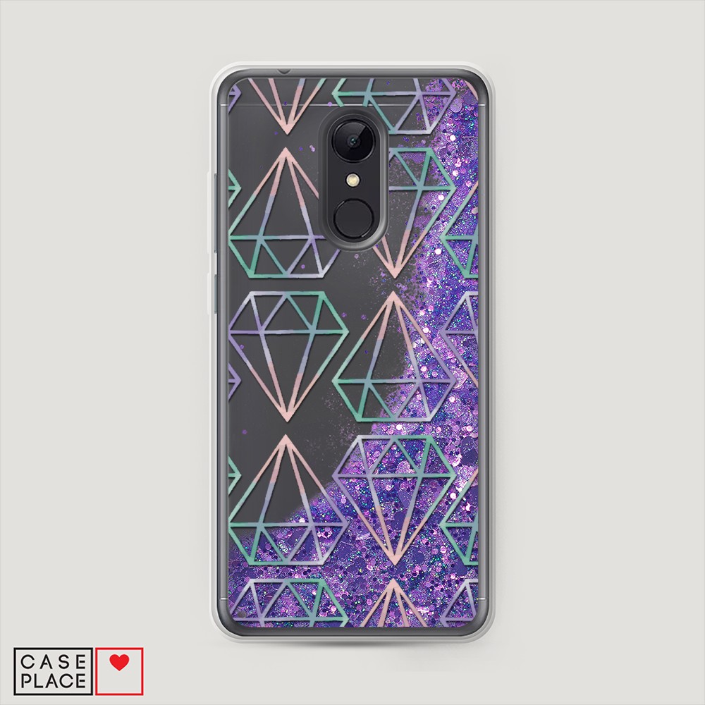 

Чехол Awog на Xiaomi Redmi 5 "Бриллианты голографика", Разноцветный, 33092-1