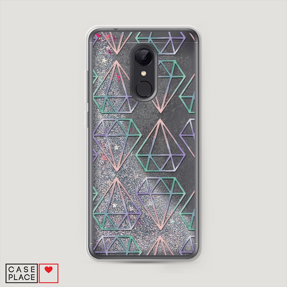 

Чехол Awog на Xiaomi Redmi 5 "Бриллианты голографика", Разноцветный, 33091-1