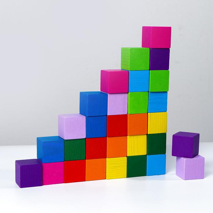 Кубики Цветные 30 шт.