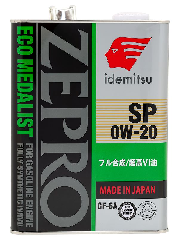 Масло моторное 0W-20 ZEPRO ECO MEDALIST 0W-20 SPGF-6A 4л 11712₽