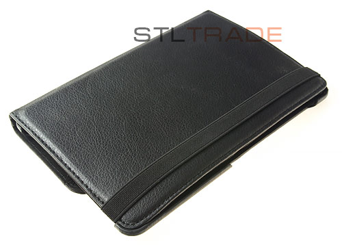 Чехол поворотный leather, для Samsung Galaxy P6800 черный Т/У