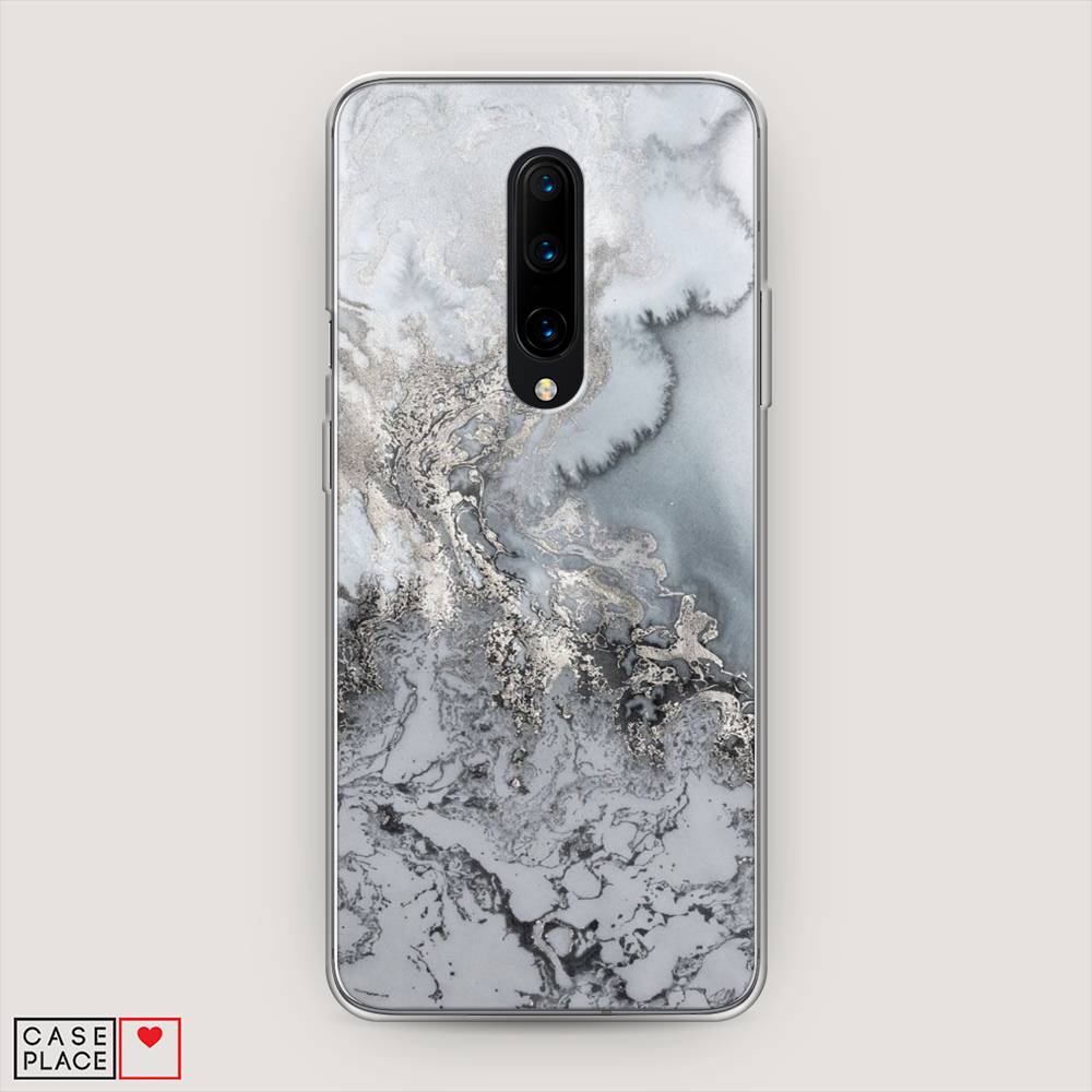 фото Чехол awog "морозная лавина серая" для oneplus 8