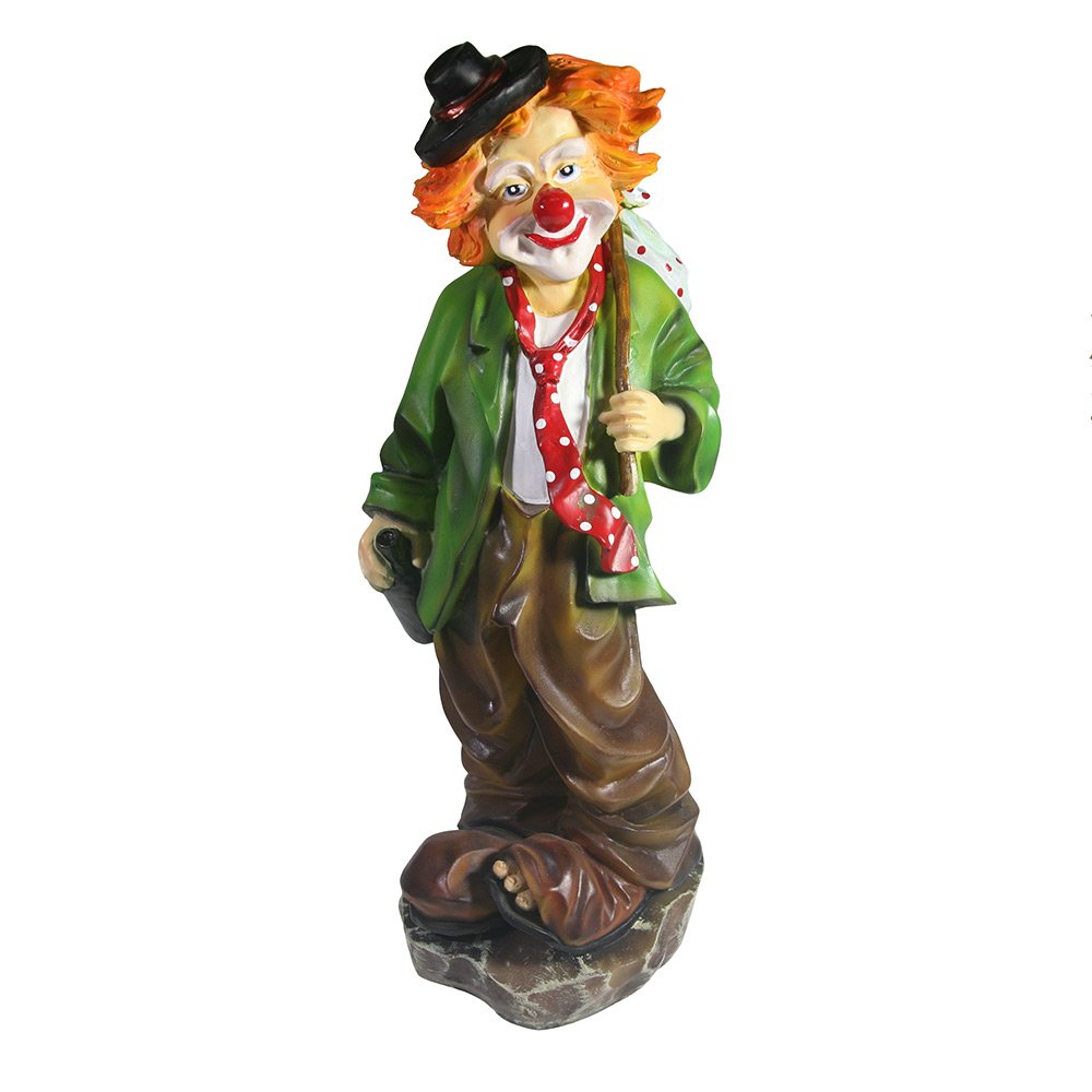 

Фигура декоративная Клоун с бутылкой , 13*13*36 см KSMR-713473/D006, Разноцветный