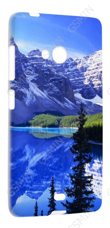 

Чехол NoBrand для Microsoft Lumia 540 Дизайн 40, Белый