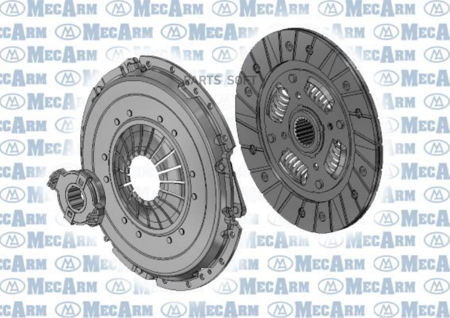 MECARM MK10163_к-кт сцепления!\ Citroen C1, Toyota Aygo 1.0 05>