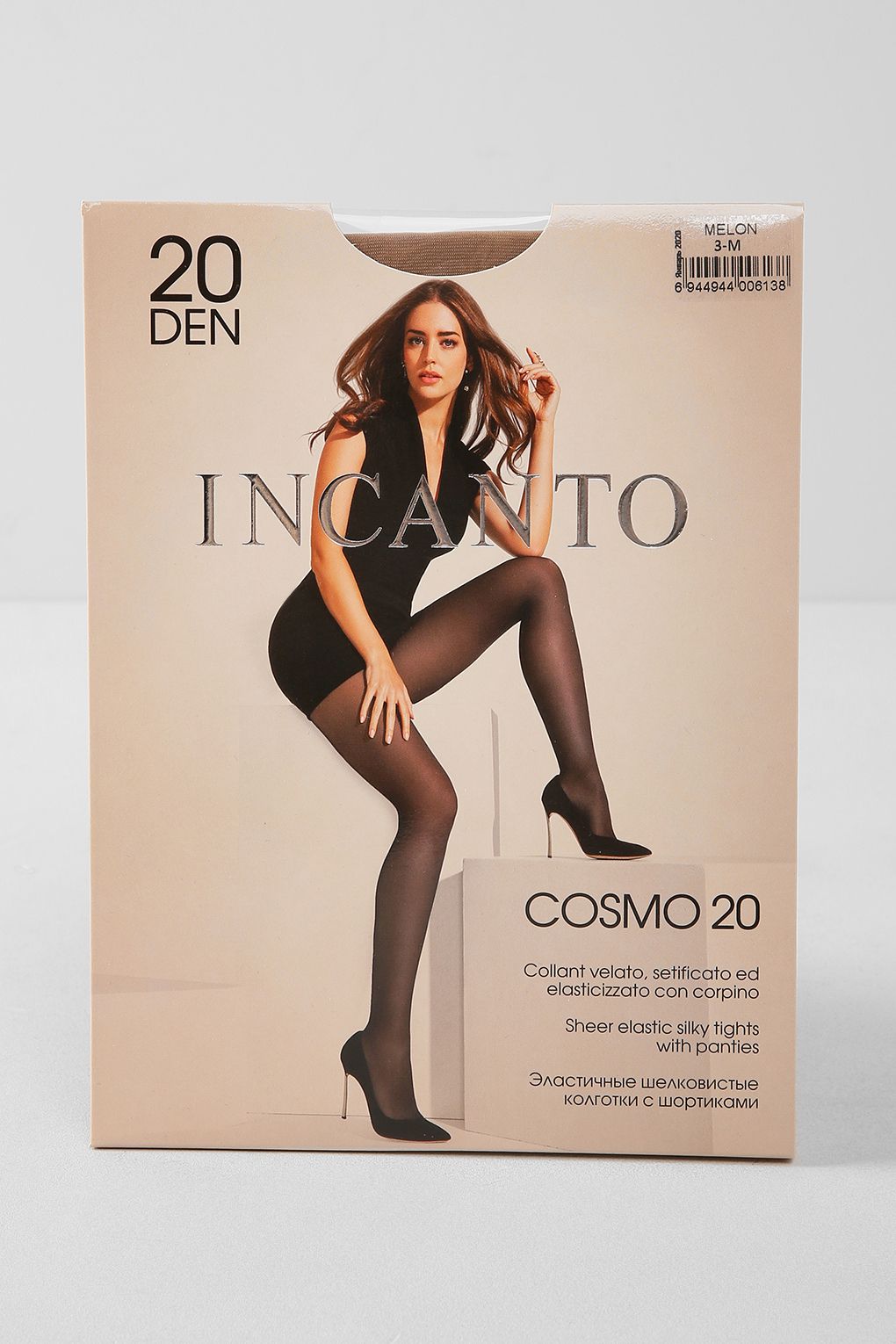 

Колготки женские INCANTO Cosmo 20 телесные 2, Телесный, Cosmo 20