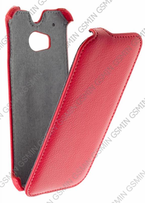 

Кожаный чехол для HTC One 2 M8 Gecko Case (Красный)