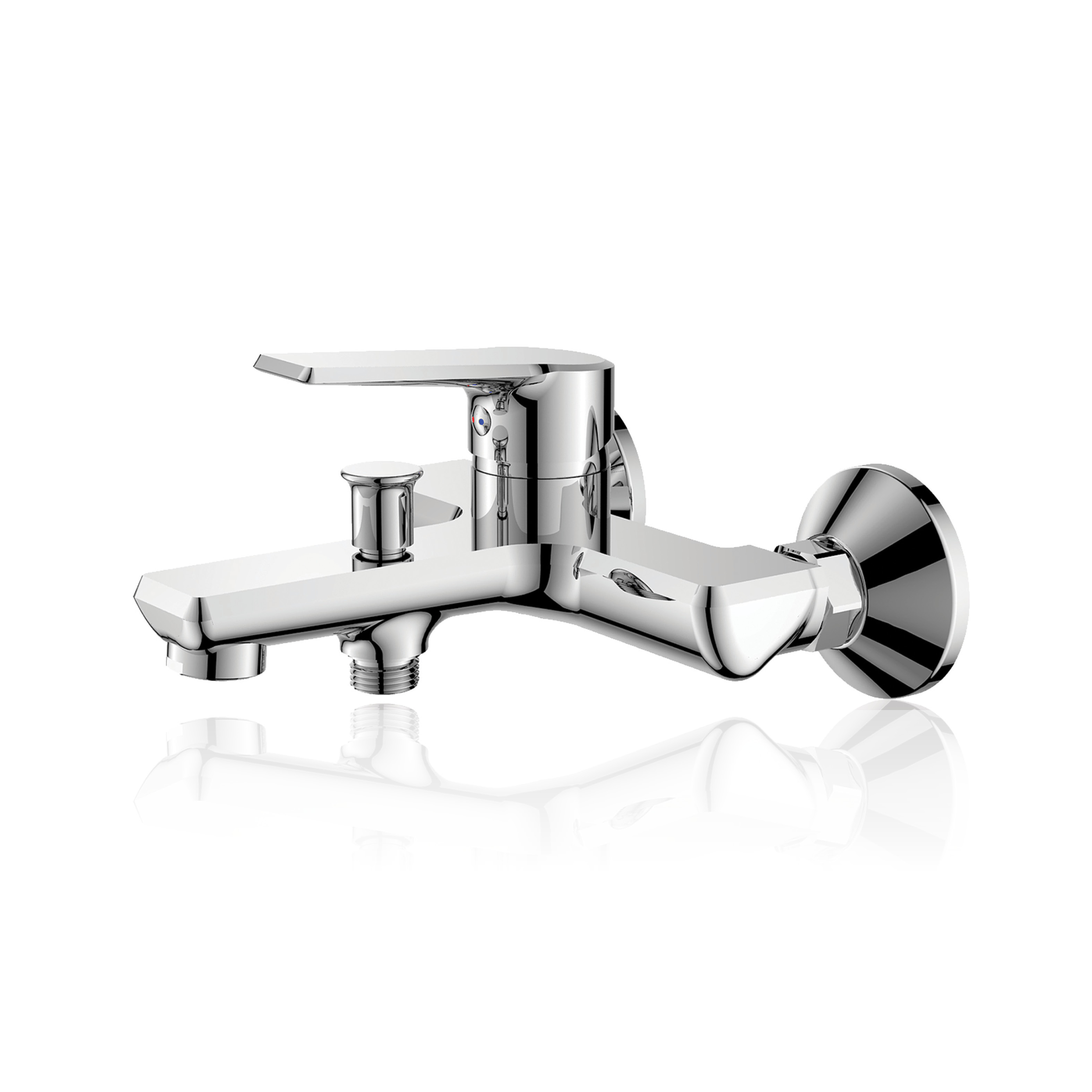 

Koller Pool Смеситель Koller Pool Edge ED0100 для ванны с душем, Серебристый