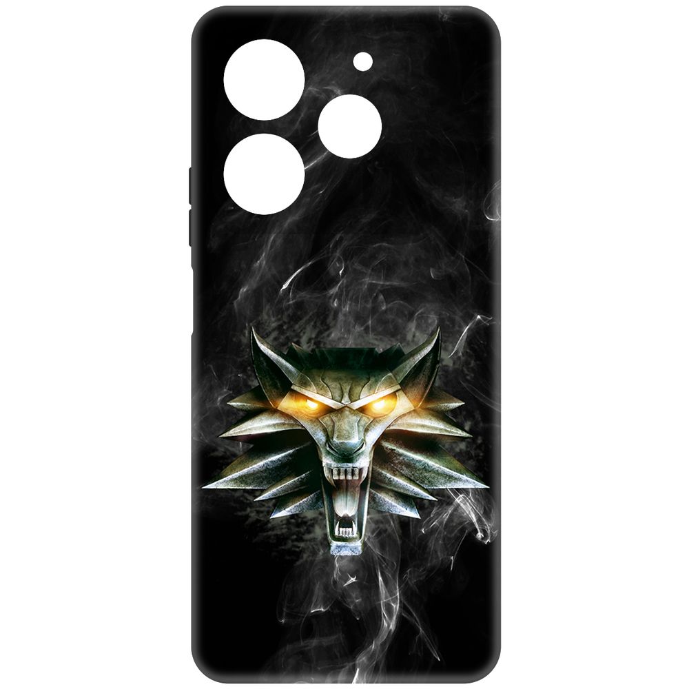 

Чехол-накладка Krutoff Soft Case Ведьмак. Школа Волка для TECNO Pova 6 Neo черный