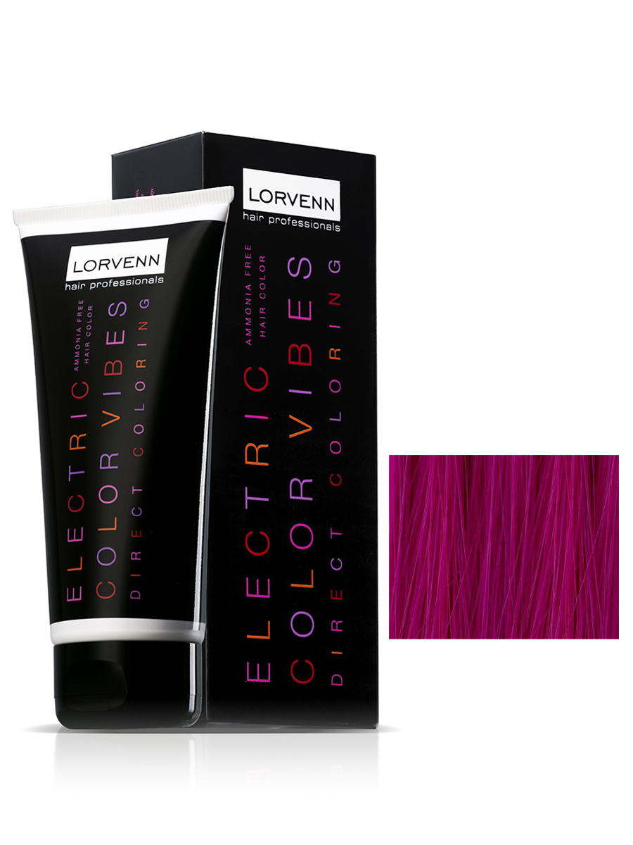 фото Краска electric color vibes lorvenn hair professionals малиновая венера 90 мл