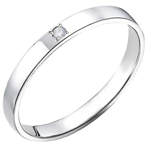 

Кольцо из платины с бриллиантом р. 20,5 Platika 6-0146-901, 6-0146-901