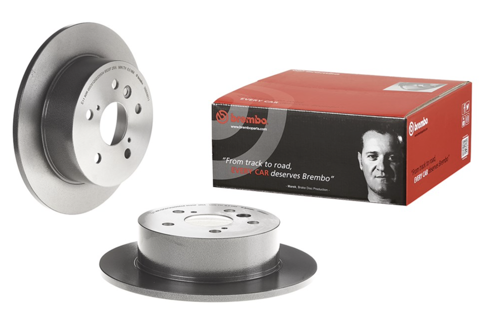 

Диск тормозной задн, TOYOTA CAMRY Saloon 06-11, BREMBO 08.B566.11