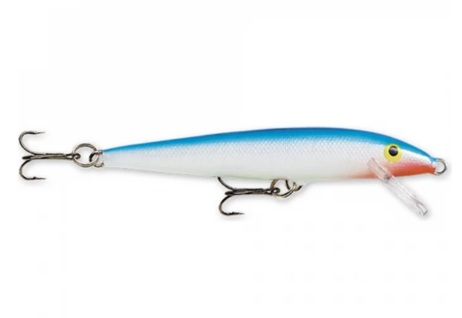 

Воблер плавающий Rapala Original Floater F11-B (1,2м-1,8м, 11 см 6 гр), Голубой;белый, Original Floater