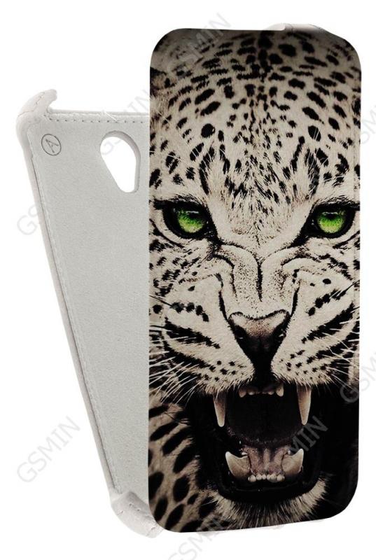 

Кожаный чехол для Lenovo A3600D Armor Case (Белый) (Дизайн 140)
