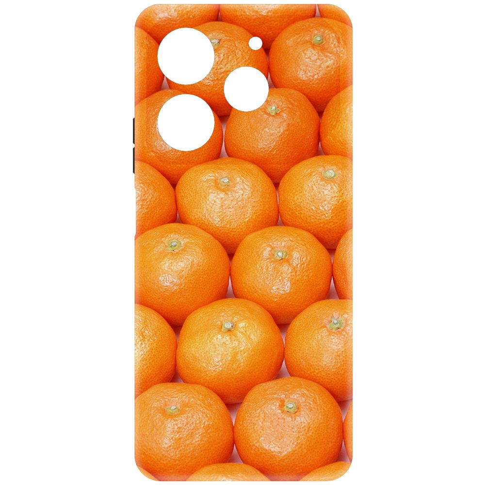 

Чехол-накладка Krutoff Soft Case Мандаринки для TECNO Pova 6 Neo черный