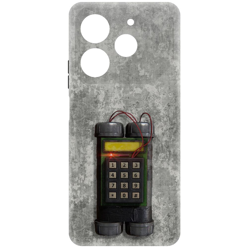 

Чехол-накладка Krutoff Soft Case Cтандофф 2 (Standoff 2) - C4 для TECNO Pova 6 Neo черный