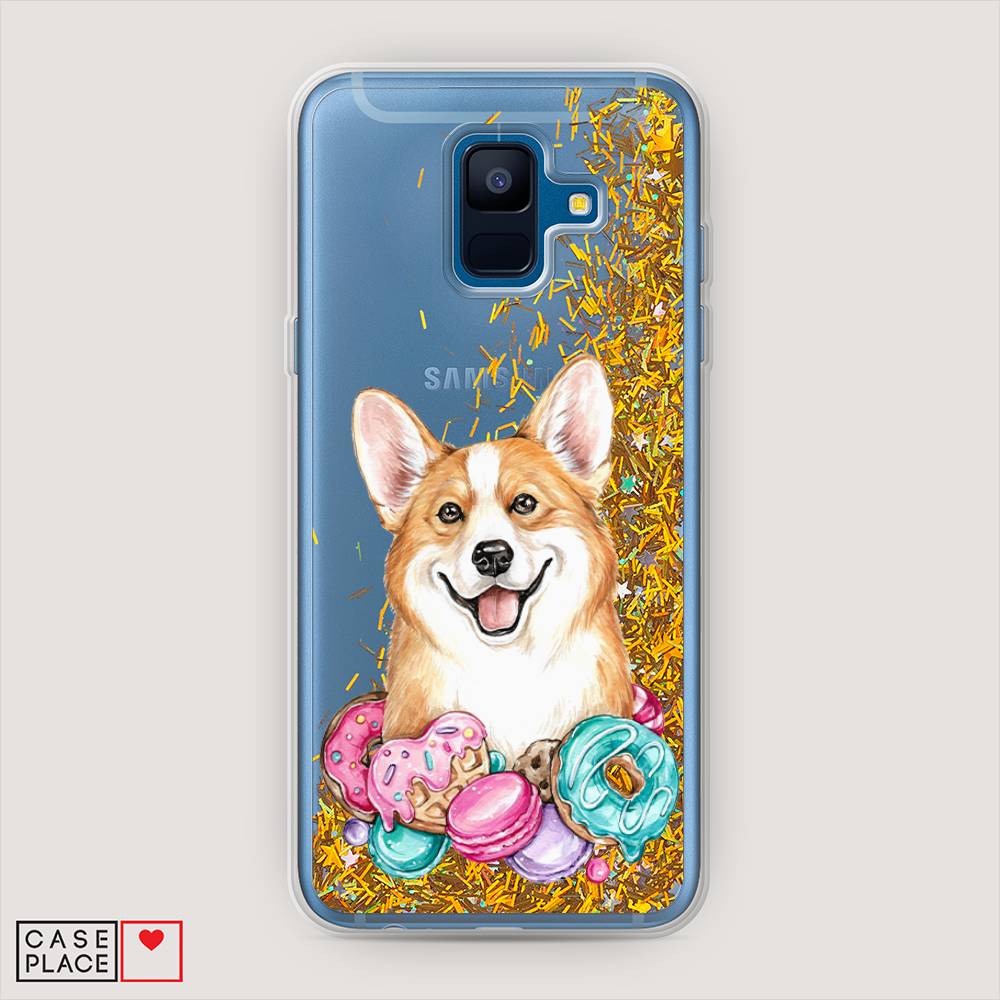 

Чехол Awog "Корги и сладости" для Samsung Galaxy A6