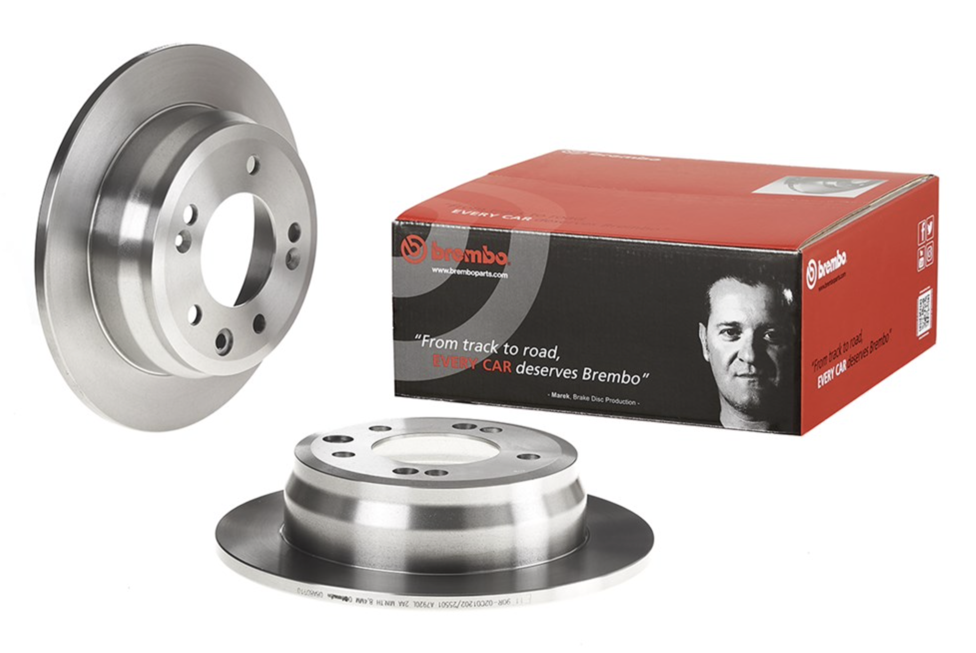 

Диск тормозной задн, HYUNDAI: i3 008.A869.10, BREMBO 08.A869.10