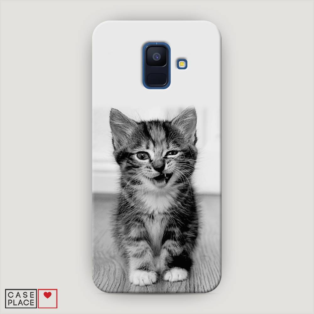 

Чехол Awog "Подмигивающий котенок" для Samsung Galaxy A6