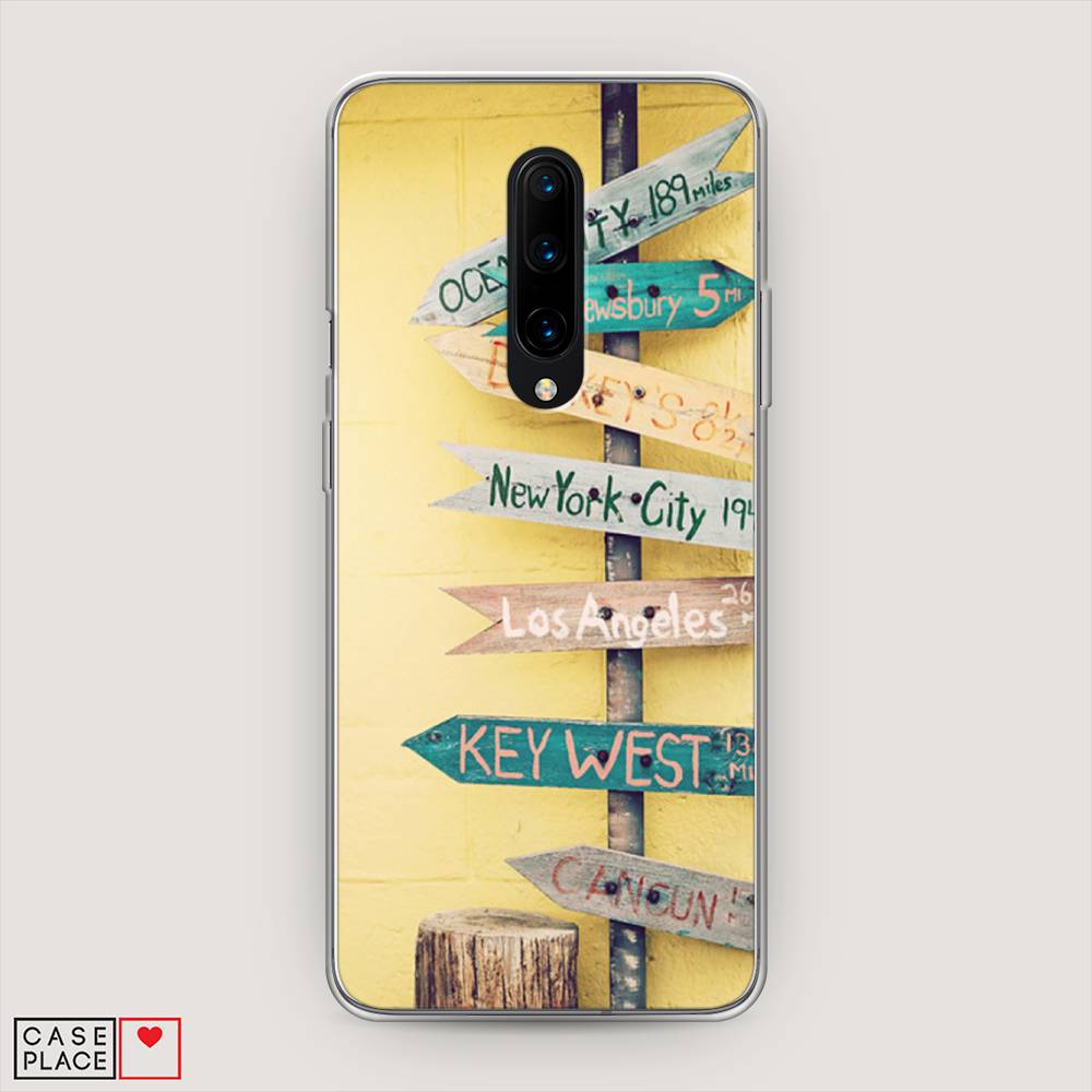 

Чехол Awog на OnePlus 8 / ВанПлас 8 "Нулевой километр", Желтый, 151250-4