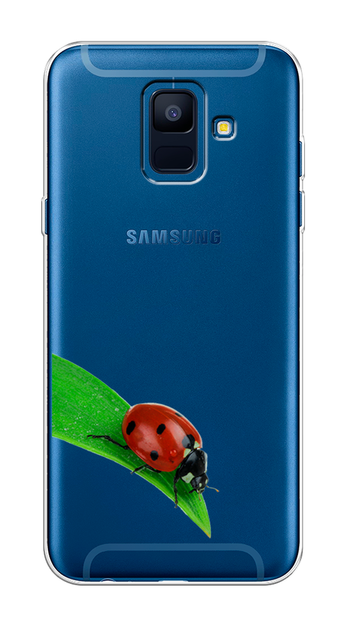 

Чехол Awog на Samsung Galaxy A6 "На счастье", Белый;красный;зеленый, 25950-1
