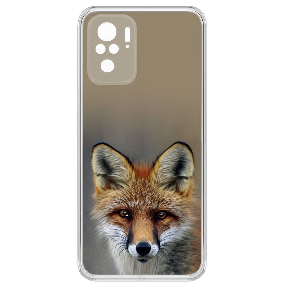 Чехол-накладка Krutoff Clear Case Нейролиса для Xiaomi Redmi Note 10/ Note 10S