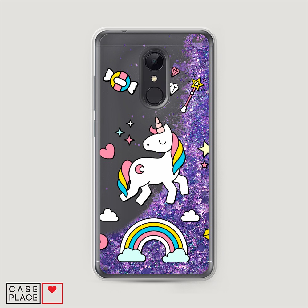 

Чехол Awog на Xiaomi Redmi 5 "Принцесса единорог", Разноцветный, 33092-1